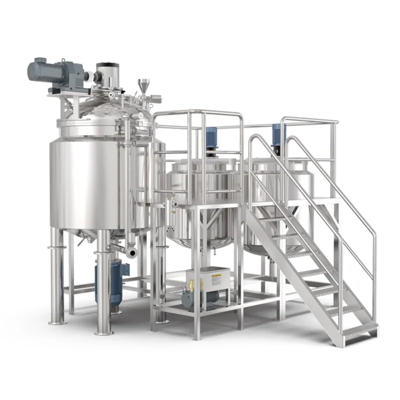 Industrial Vacuum Emulsifying Mixer High Shear Homogenizer for Soap Making